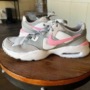 Nike Air Max Fusion Suede Trainer CJ3824-003 Grey/Pink Boys Size 7